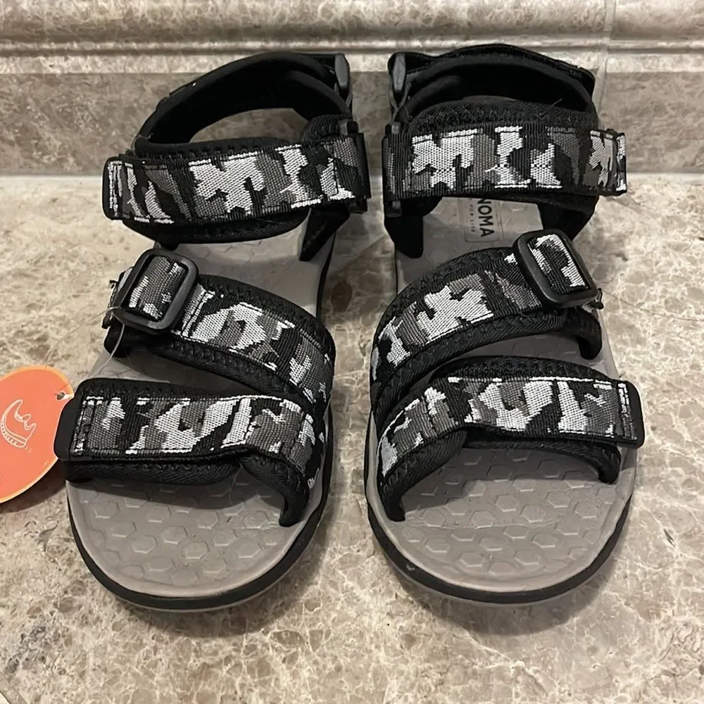 Sonoma Gravity Boys Adjustable Sandals Camo Grey Size 13